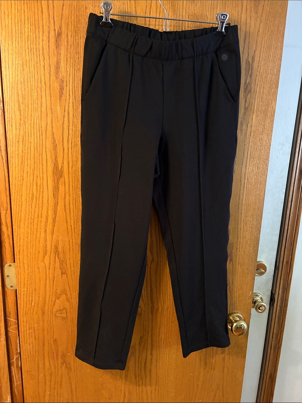Talbots Black Pull-On Stretch Dress Pants